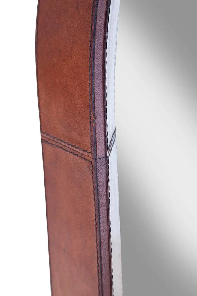 Homer Oval Floor Mirror-Floor Mirrors-Furniture Classics-LOOMLAN