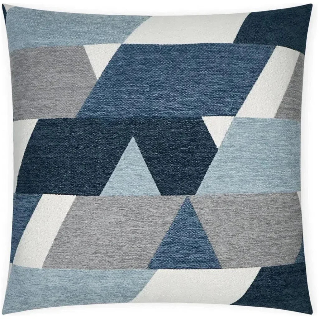 Hooray Ocean Blue Mist Large Throw Pillow Insert - LOOMLAN - D.V. Kap - Throw Pillows