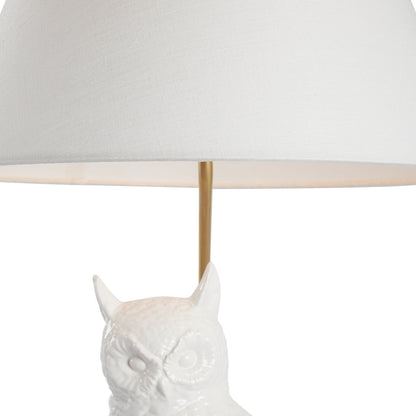 Hoot Ceramic Owl Table Lamp