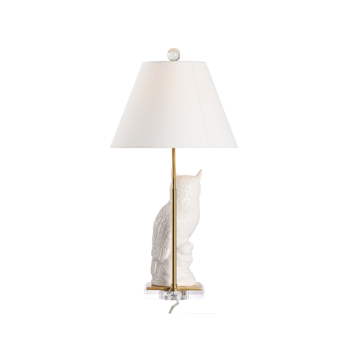 Hoot Ceramic Owl Table Lamp