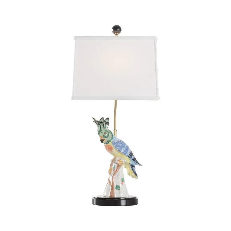 Hope Parrot Design Ceramic Table Lamp - LOOMLAN - Chelsea House - Table Lamps