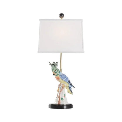 Hope Parrot Design Ceramic Table Lamp - LOOMLAN - Chelsea House - Table Lamps