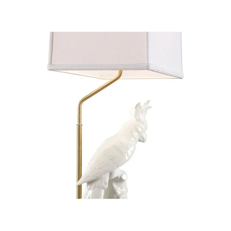 Hope Parrot Design Ceramic Table Lamp - LOOMLAN - Chelsea House - Table Lamps