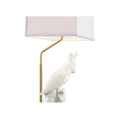 Hope Parrot Design Ceramic Table Lamp - LOOMLAN - Chelsea House - Table Lamps
