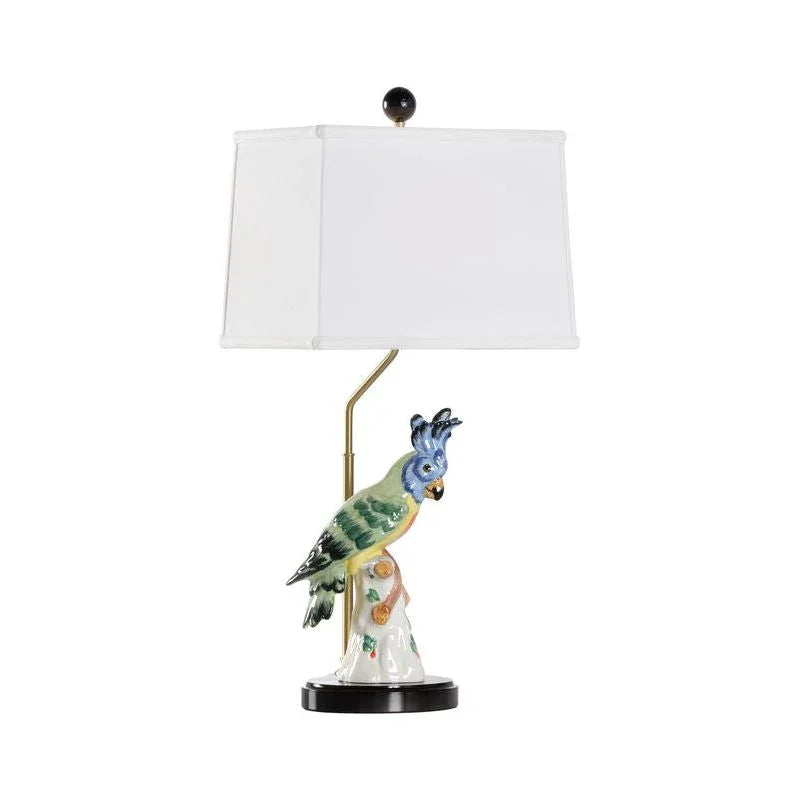 Hope Parrot Design Ceramic Table Lamp - LOOMLAN - Chelsea House - Table Lamps