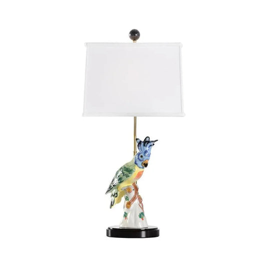 Hope Parrot Design Ceramic Table Lamp - LOOMLAN - Chelsea House - Table Lamps