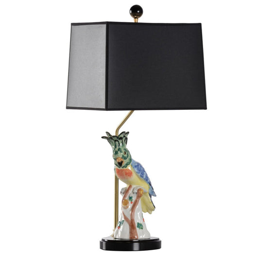 Hope Parrot Italian Ceramic Table Lamp