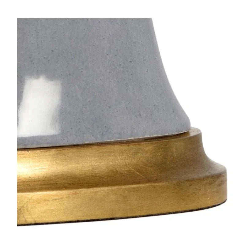 Hopper Gold Accents Smooth Finish Table Lamp - LOOMLAN - Chelsea House - Table Lamps