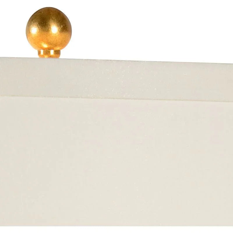 Hopper Gold Accents Smooth Finish Table Lamp - LOOMLAN - Chelsea House - Table Lamps