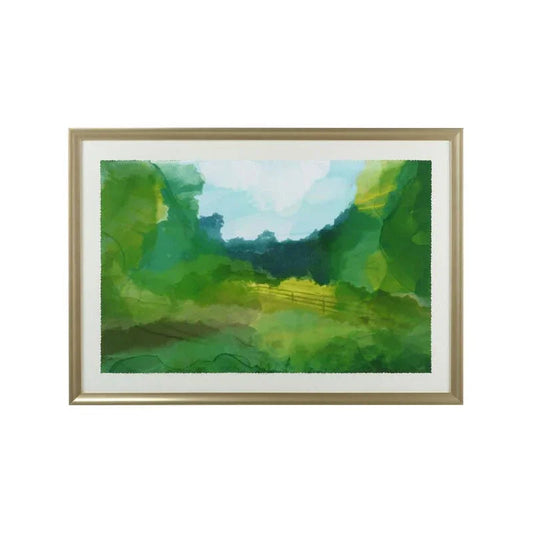 Horse Farm Wood Framed Artwork-Framed Wall Art-Chelsea House-LOOMLAN