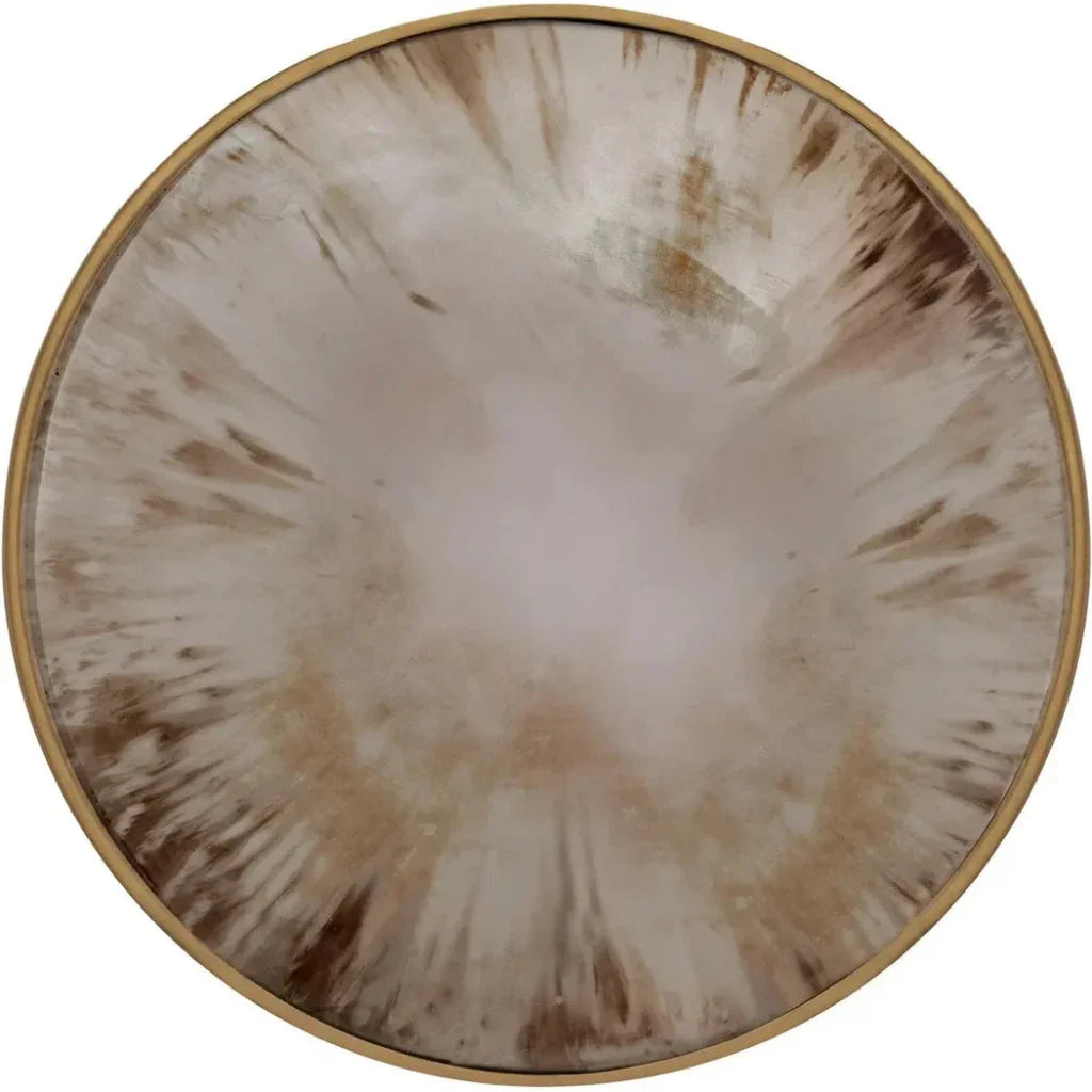 Hovland Metal Gold Wall Mirror - LOOMLAN - Bassett Mirror - Wall Mirrors