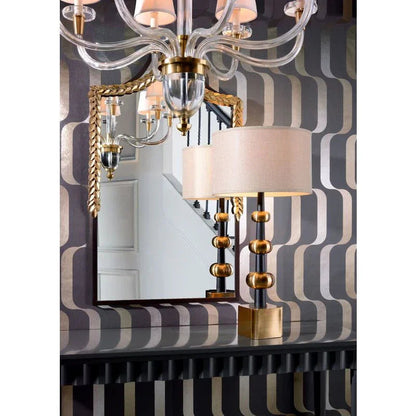 Hudson Oval Brass Balls Table Lamp - LOOMLAN - Wildwood - Table Lamps