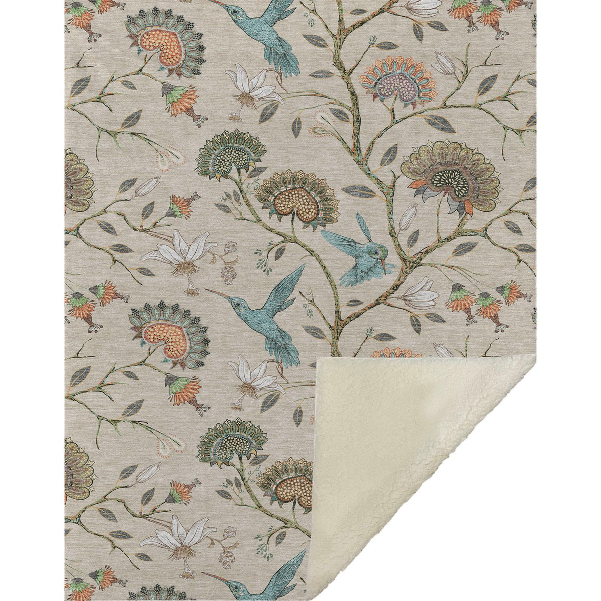 Hummingbirds 50" x 70" Throw Blanket -- view 2