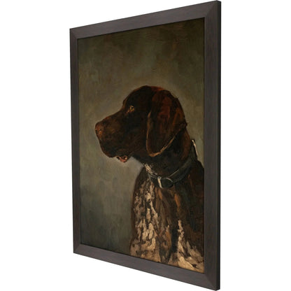 Hunting Dog Brown Canvas Art