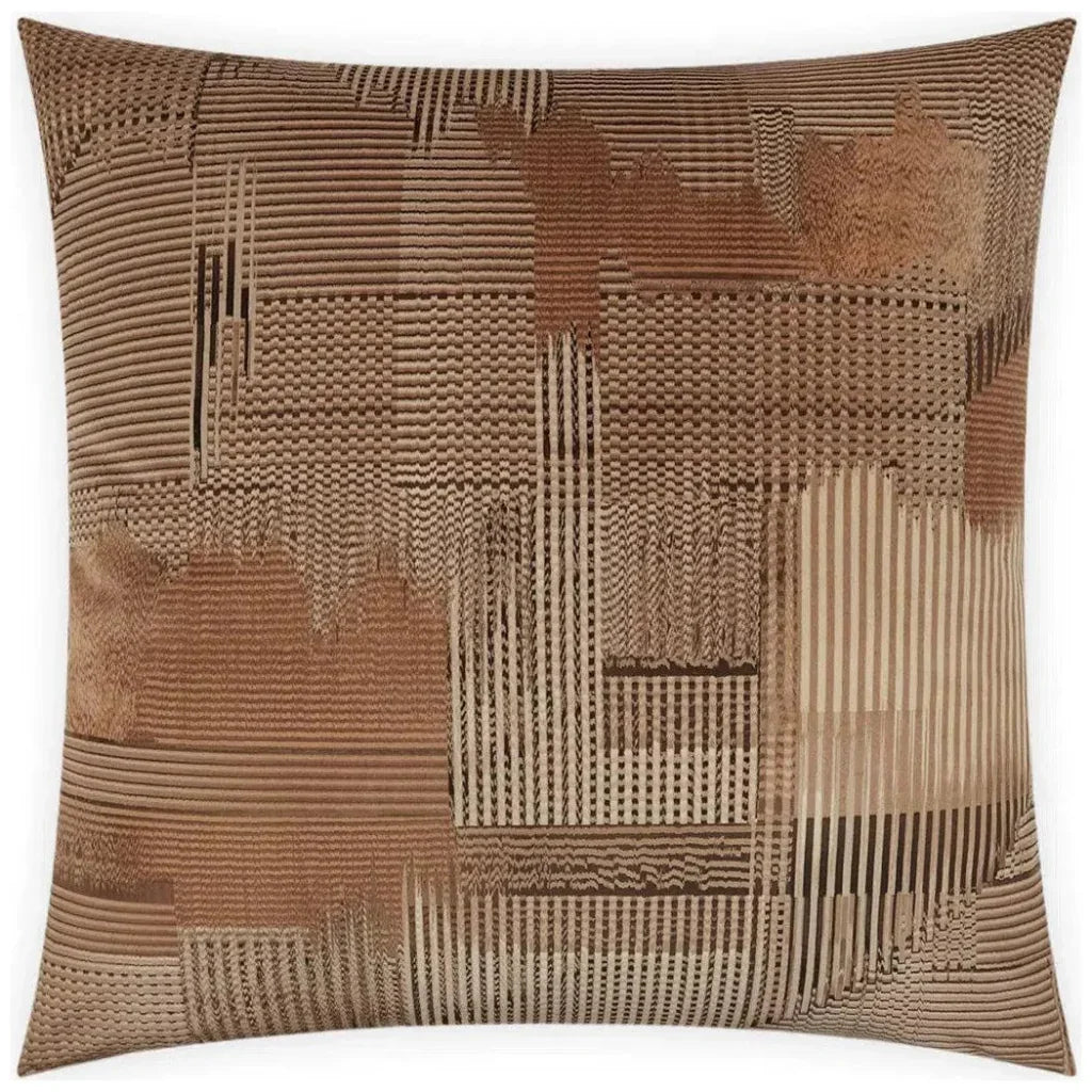 Hurley Brown Brown Throw Pillow With Insert - LOOMLAN - D.V. Kap - Throw Pillows