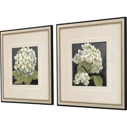 Hydrangeas on Black Wood Framed Wall Art 2PC -- view 3