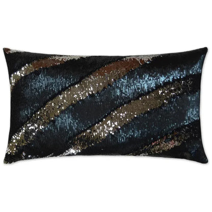 Hylee Lumbar Cobalt Blue Throw Pillow Insert - LOOMLAN - D.V. Kap - Throw Pillows