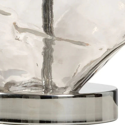 Wildwood Ice Smoked Glass Made Table Lamp