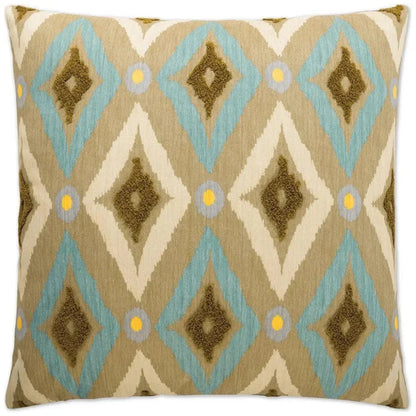 Ikat Pool Multi Color Throw Pillow Insert - LOOMLAN - D.V. Kap - Throw Pillows