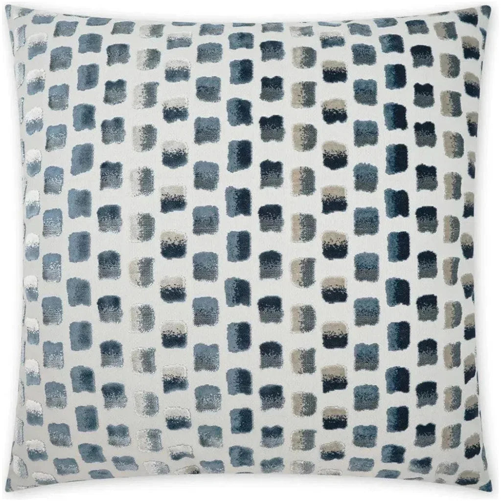 Impasto Pacific Textured Blue Large Throw Pillow Insert - LOOMLAN - D.V. Kap - Throw Pillows