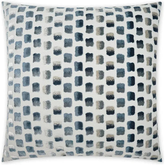 Impasto Pacific Textured Blue Large Throw Pillow Insert - LOOMLAN - D.V. Kap - Throw Pillows