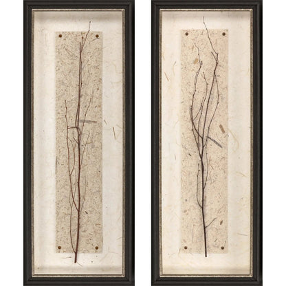 In Balance Brown Framed Wall Art 2PC