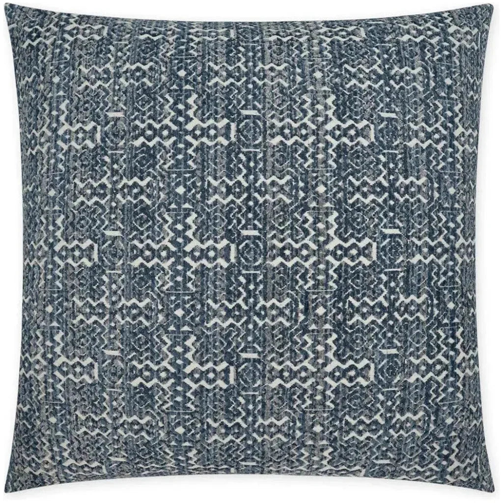 Inca Denim Western Chic Navy Large Throw Pillow Insert - LOOMLAN - D.V. Kap - Throw Pillows