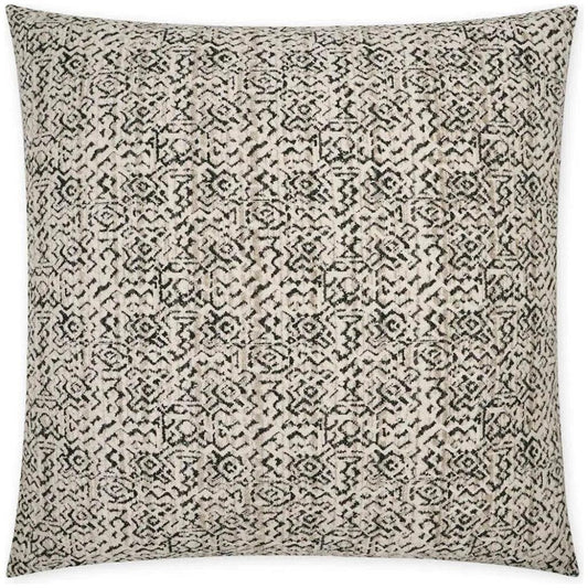 Inca Pebble Black Tan Taupe Large Throw Pillow Insert - LOOMLAN - D.V. Kap - Throw Pillows