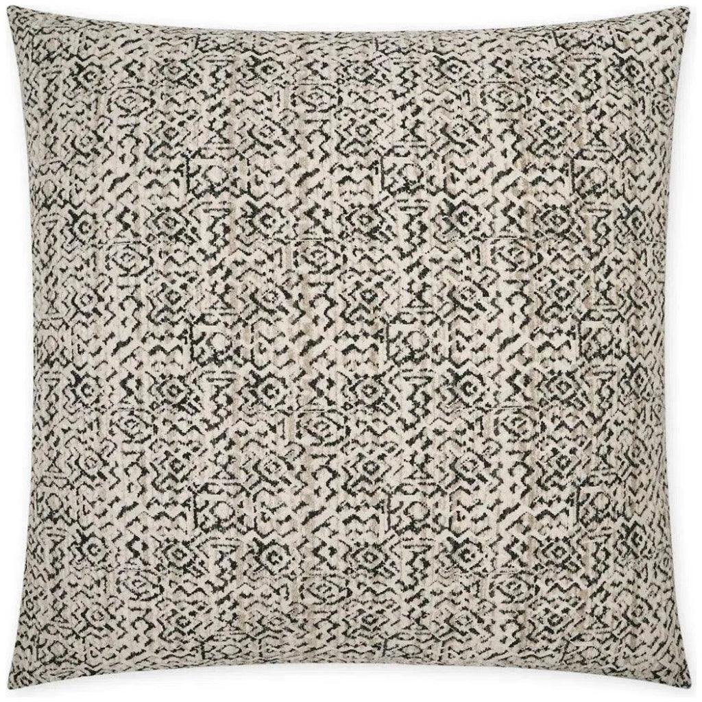 Inca Pebble Black Tan Taupe Large Throw Pillow Insert - LOOMLAN - D.V. Kap - Throw Pillows
