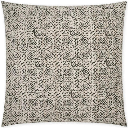 Inca Pebble Black Tan Taupe Large Throw Pillow Insert - LOOMLAN - D.V. Kap - Throw Pillows