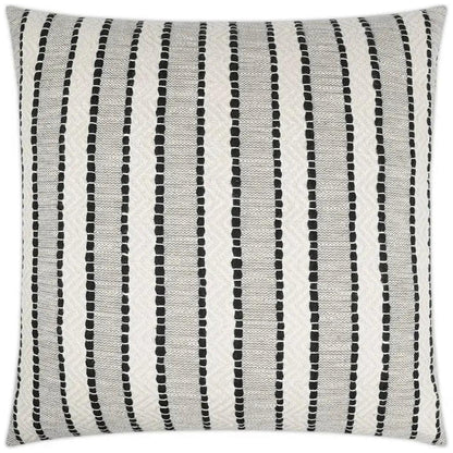Inca Trail Domino Black Throw Pillow Insert - LOOMLAN - D.V. Kap - Throw Pillows