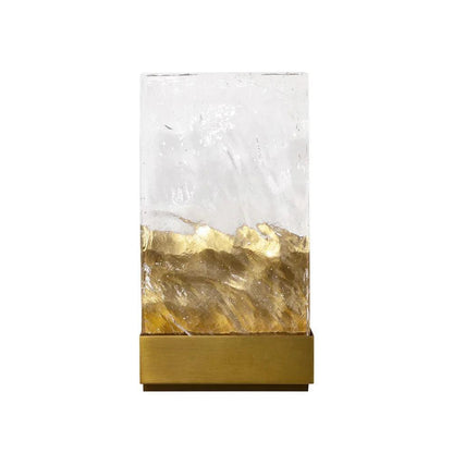 SUNPAN Indira Sconce Glass Light Gold Base