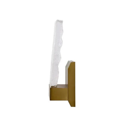 SUNPAN Indira Sconce Glass Light Gold Base