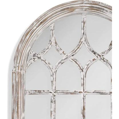 Ingram MDF White Vertical Floor Mirror-Floor Mirrors-Bassett Mirror-LOOMLAN