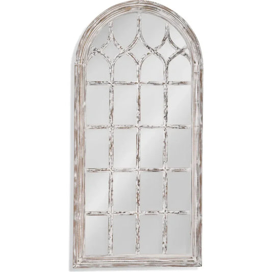 Ingram MDF White Vertical Floor Mirror-Floor Mirrors-Bassett Mirror-LOOMLAN