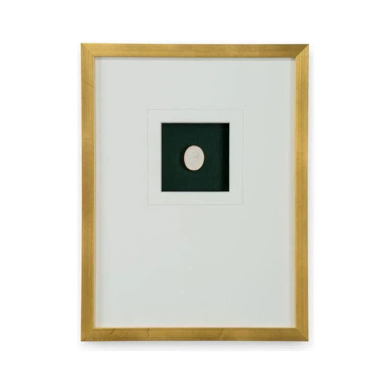 Intaglio In Gold Leaf Framed Artwork-Framed Wall Art-Chelsea House-Gold II-LOOMLAN