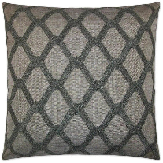 Intertwine Grey Throw Pillow With Insert - LOOMLAN - D.V. Kap - Throw Pillows