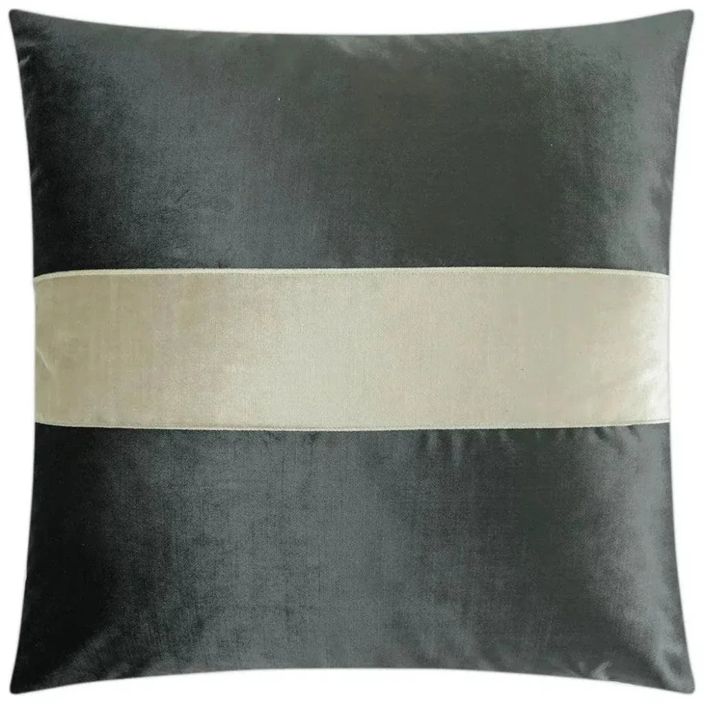 Iridescence Band Graphite Grey Throw Pillow Insert - LOOMLAN - D.V. Kap - Throw Pillows