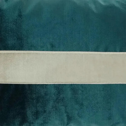 Iridescence Band Lumbar Peacock Teal Throw Pillow - LOOMLAN - D.V. Kap - Throw Pillows