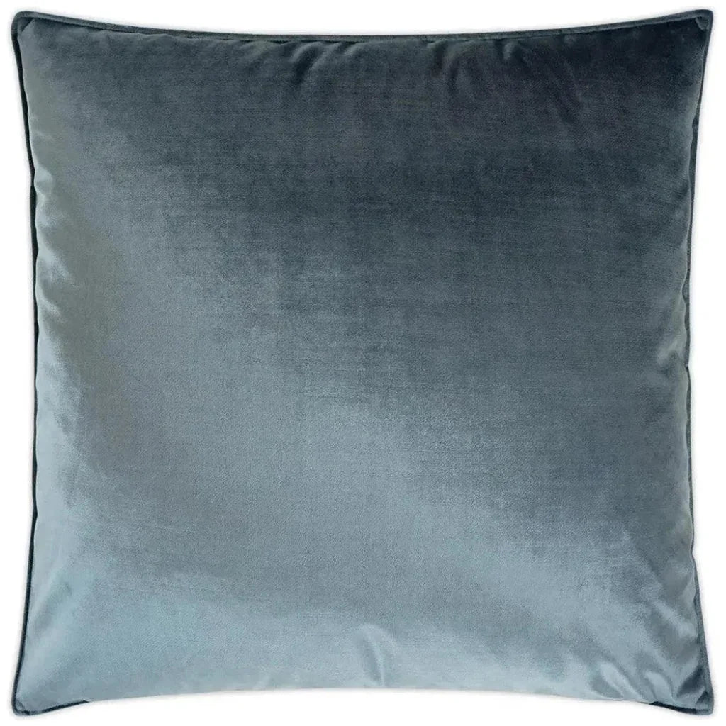 Iridescence Solid Slate Blue Large Throw Pillow Insert - LOOMLAN - D.V. Kap - Throw Pillows