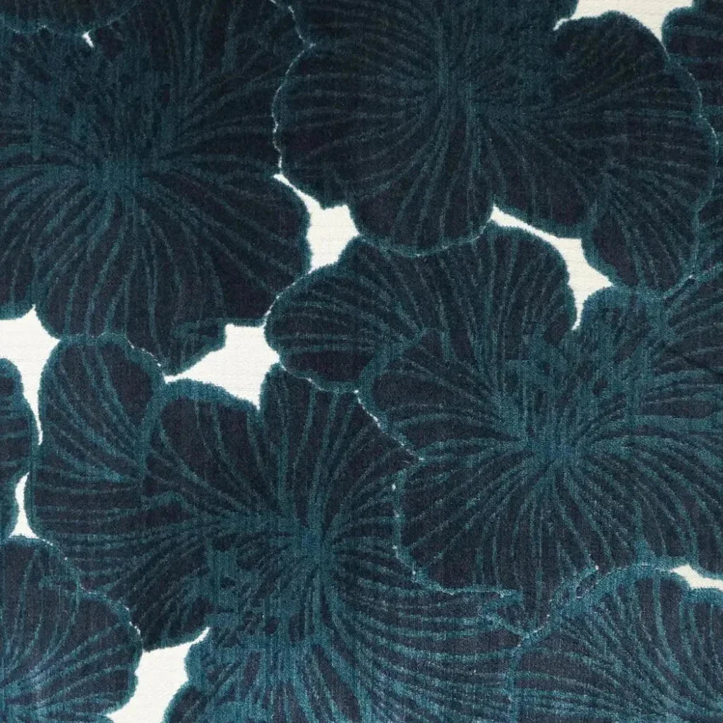 Irinia Sapphire Floral Blue Large Throw Pillow Insert - LOOMLAN - D.V. Kap - Throw Pillows