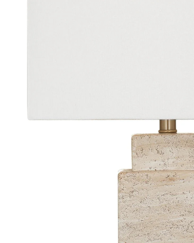 Iris Brown Concrete Table Lamp - LOOMLAN - Bassett Mirror - Table Lamps