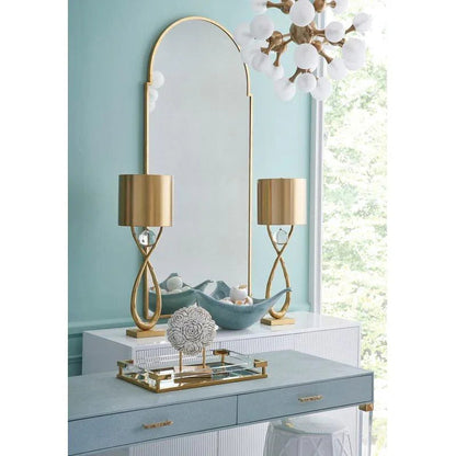 Iron Framed Acrylic Handle Tray - LOOMLAN - Trays