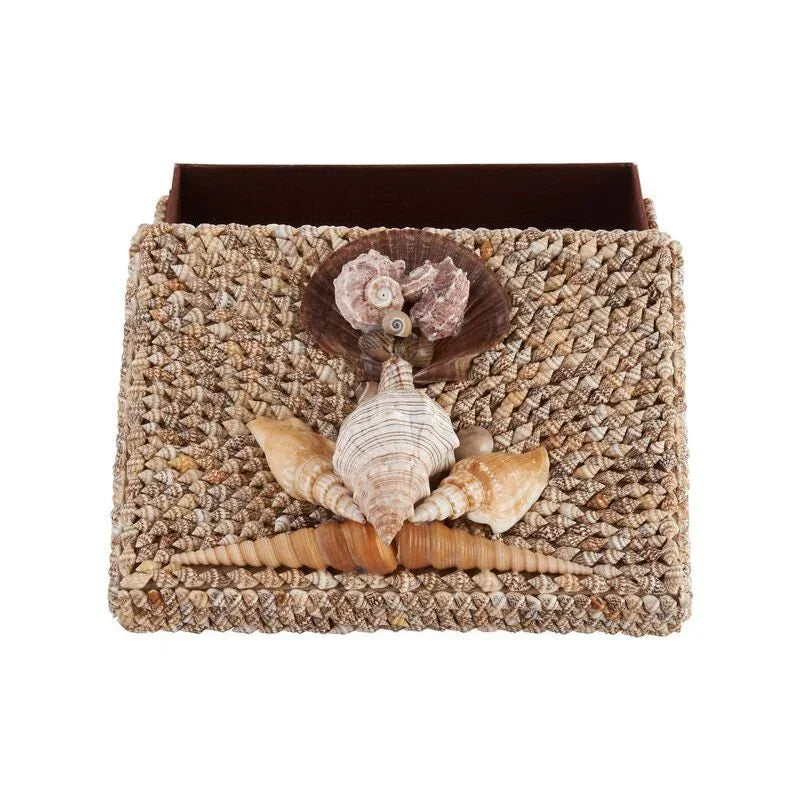 Island Shell Made Rectangular Box -- view 2