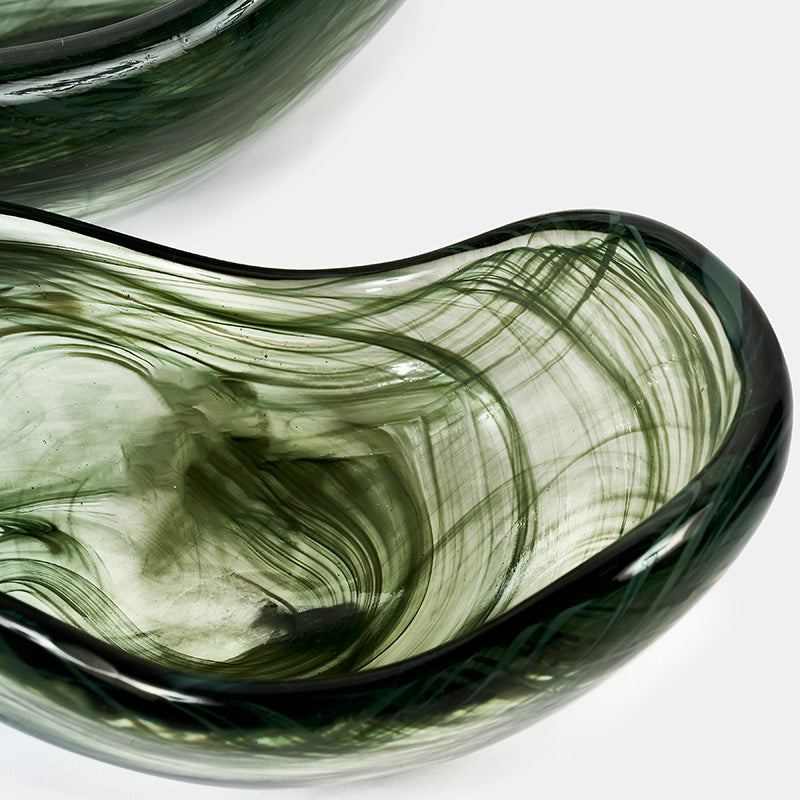 Ivy Olive Glass Bowl 2PC