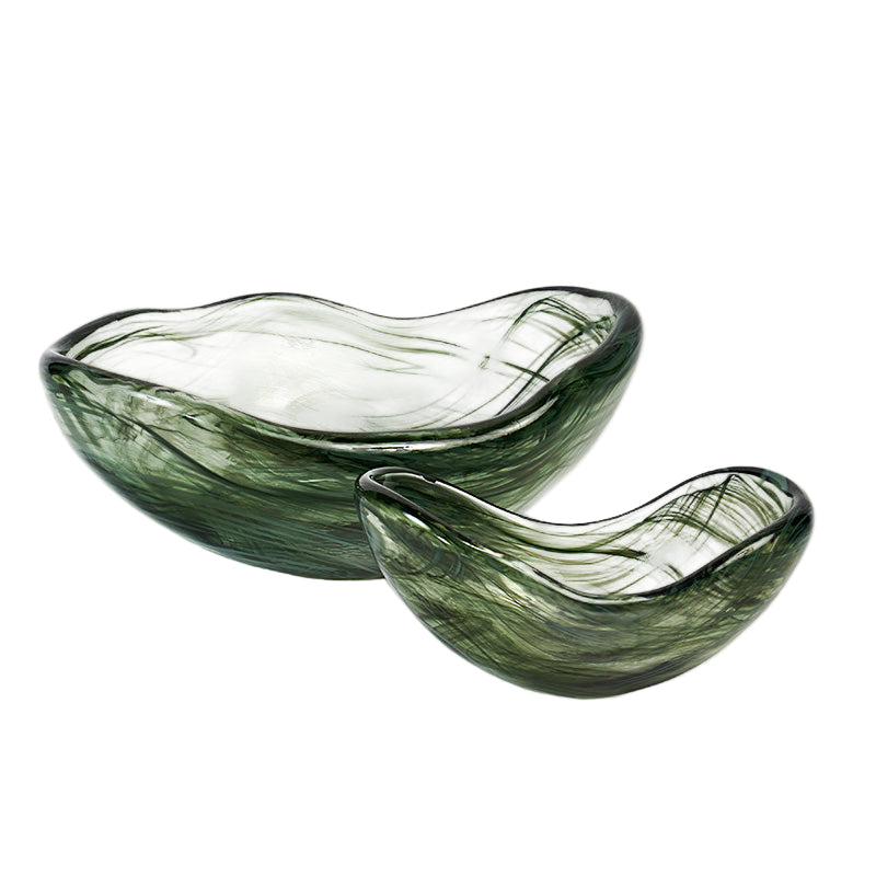 Ivy Olive Glass Bowl 2PC
