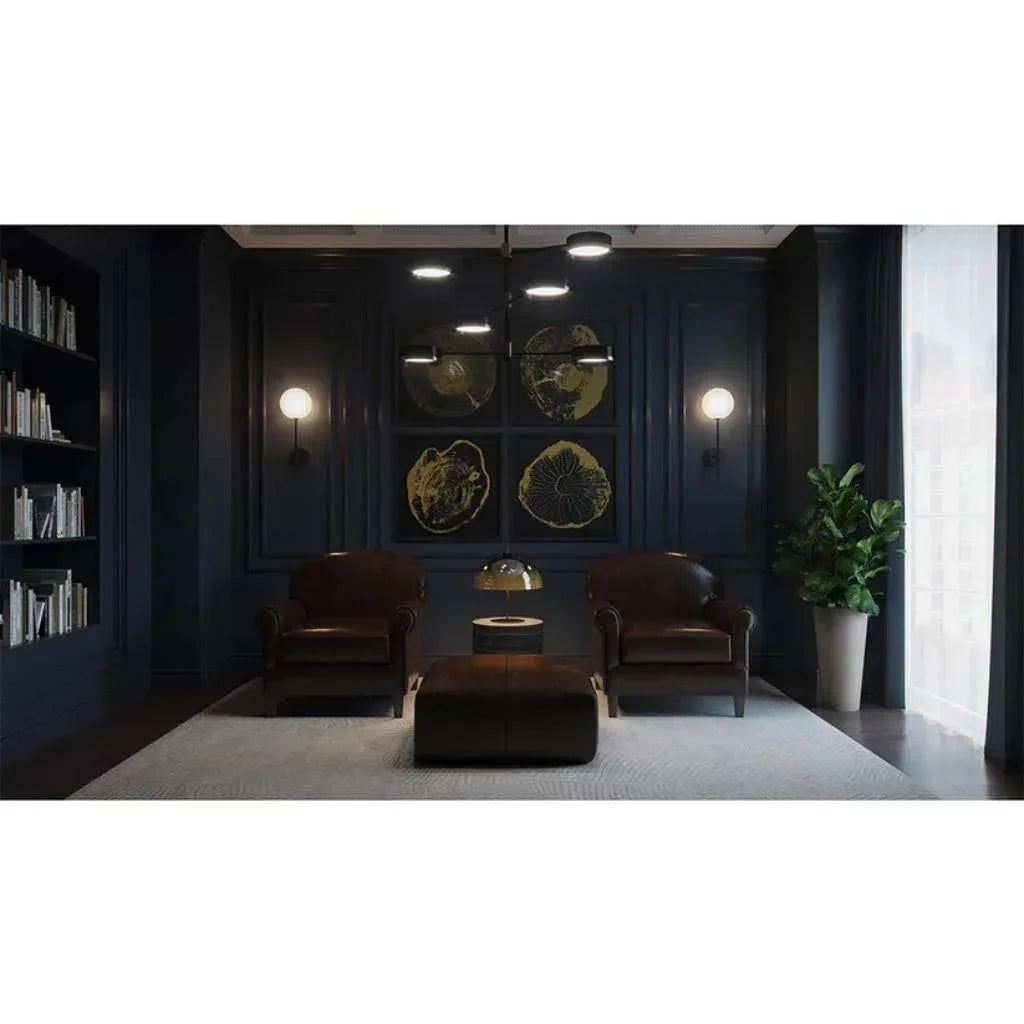 Izora Iron Framed Glass Sconce - LOOMLAN - SUNPAN - Wall Sconces