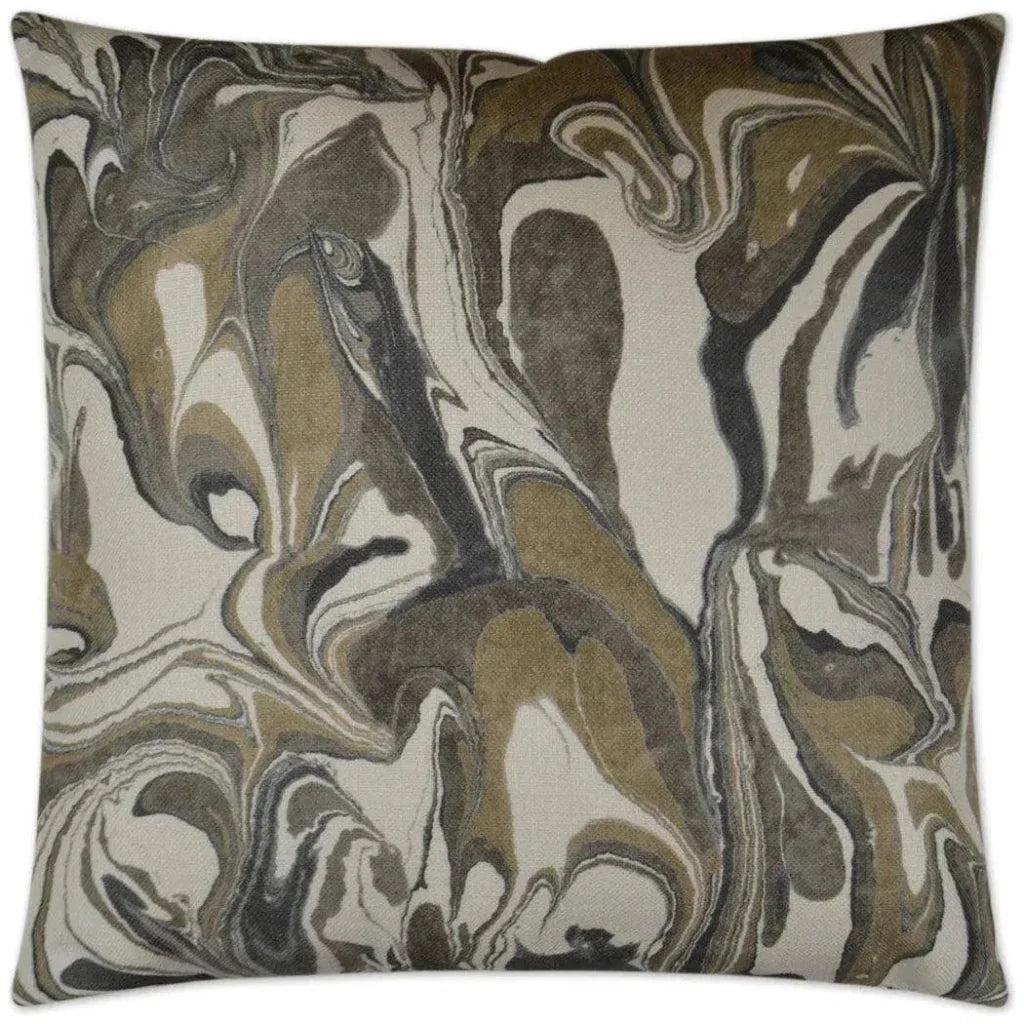 Jada Truffle Brown Throw Pillow With Insert - LOOMLAN - D.V. Kap - Throw Pillows