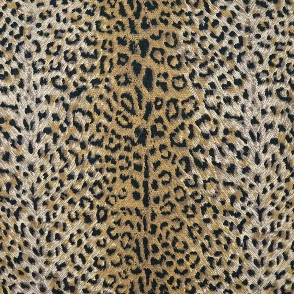 Jaguar Animal Tan Taupe Large Throw Pillow Insert - LOOMLAN - D.V. Kap - Throw Pillows