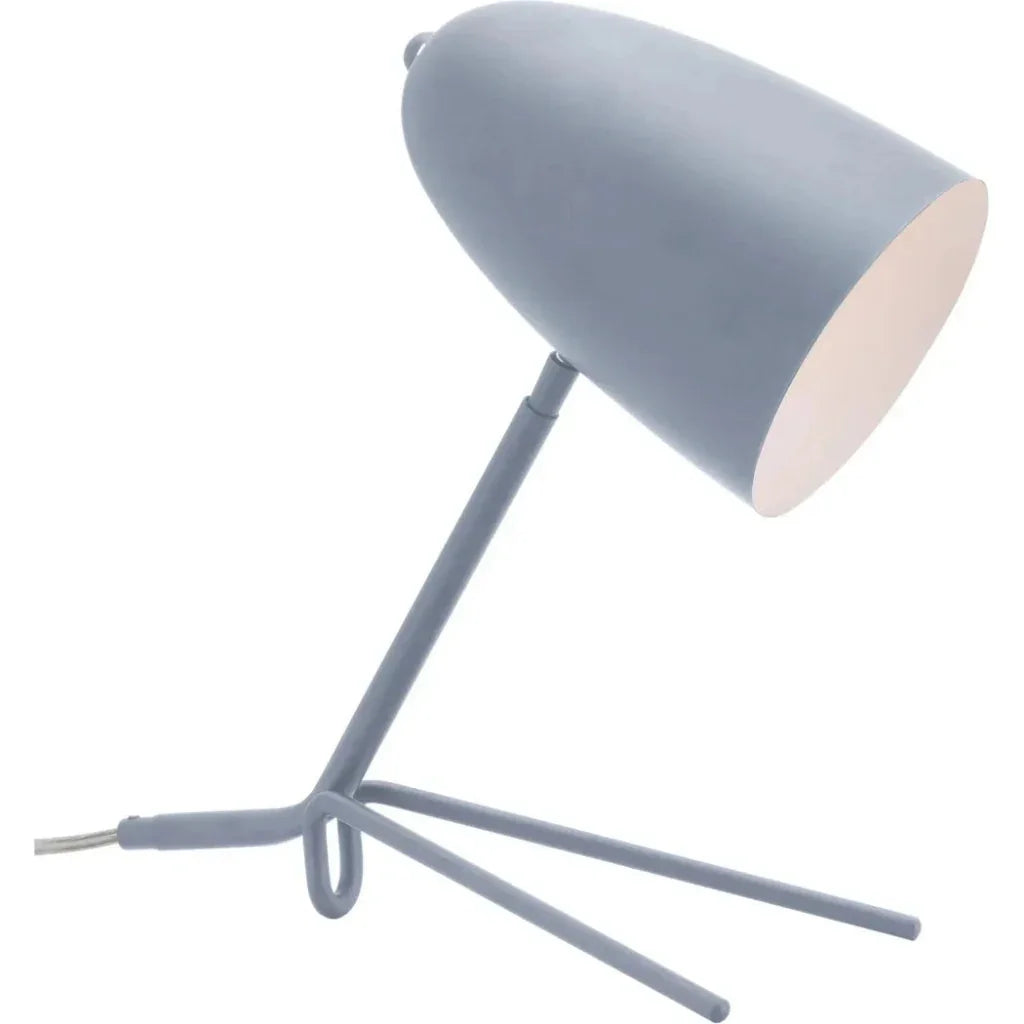 Jamison Table Lamp Matte Gray - LOOMLAN - Zuo Modern - Table Lamps
